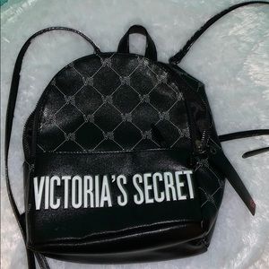 Victoria Secret Black Mini Bookbag